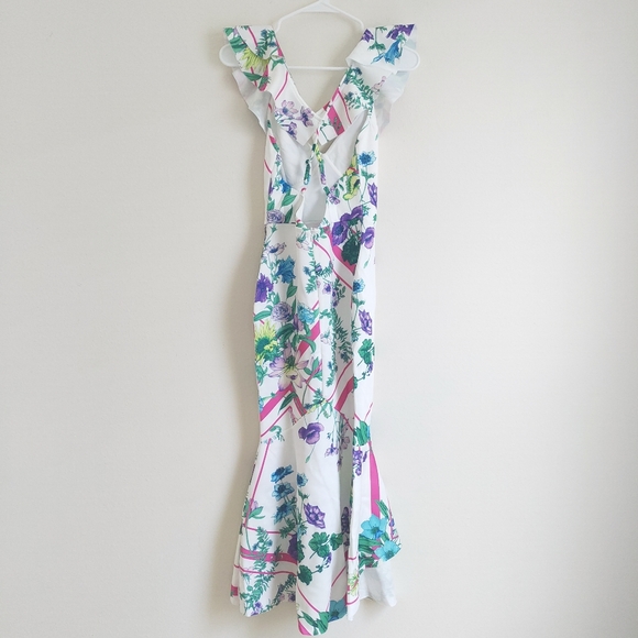 ASOS Ruffle Bodycon Dress Size 4 - Picture 6 of 8